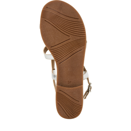 Сандалии  Marco Tozzi  серебряный  кожа F-401078 фото в интернет-магазине | Omadey.ru