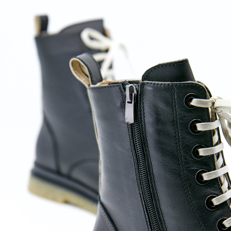 Ботинки  Dakkem  черный  кожа Z-100403 фото в интернет-магазине | Omadey.ru