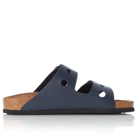 Шлепанцы  Rieker  синий  кожа искусств. F-90970 фото в интернет-магазине | Omadey.ru