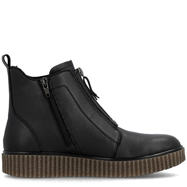 Фото Ботинки  Rieker  черный  кожа/кожа искусств. Z-401050 Фото Ботинки  Rieker  черный  кожа/кожа искусств. Z-401050