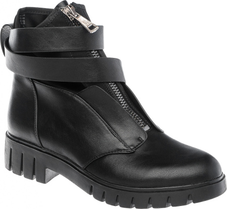 Ботинки  Betsy  черный  кожа искусств. Z-8973 фото в интернет-магазине | Omadey.ru