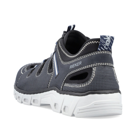 Туфли летние  Rieker  синий  кожа искусств./текстиль F-200031 фото в интернет-магазине | Omadey.ru