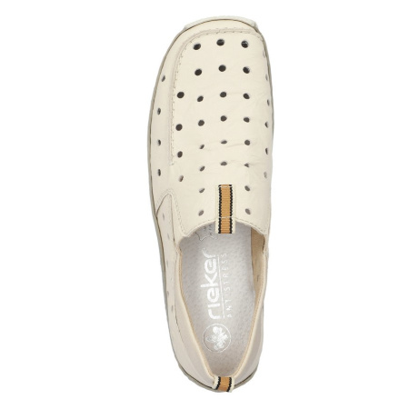 Туфли  Rieker  бежевый  кожа/текстиль F-300249 фото в интернет-магазине | Omadey.ru