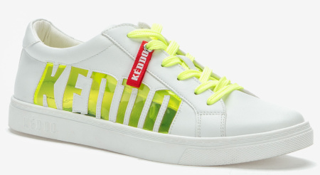 Кеды  Keddo  белый  кожа искусств. F-80684 фото в интернет-магазине | Omadey.ru