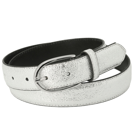 Ремень  Tamaris  серебряный  кожа c10415 фото в интернет-магазине | Omadey.ru