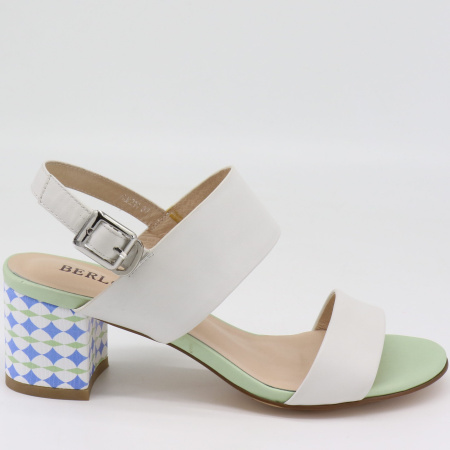 Босоножки  Berloni  белый  кожа F-71024 фото в интернет-магазине | Omadey.ru