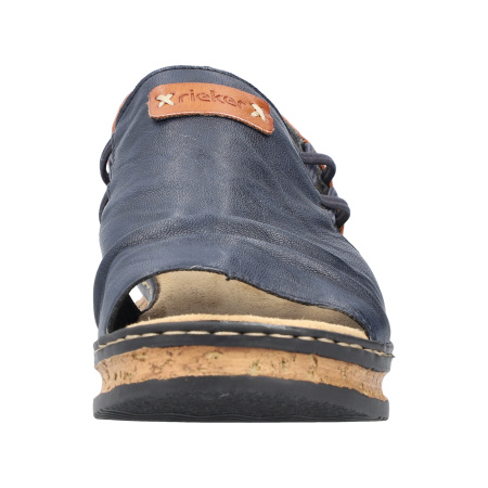 Босоножки  Rieker  синий  кожа искусств. F-400479 фото в интернет-магазине | Omadey.ru