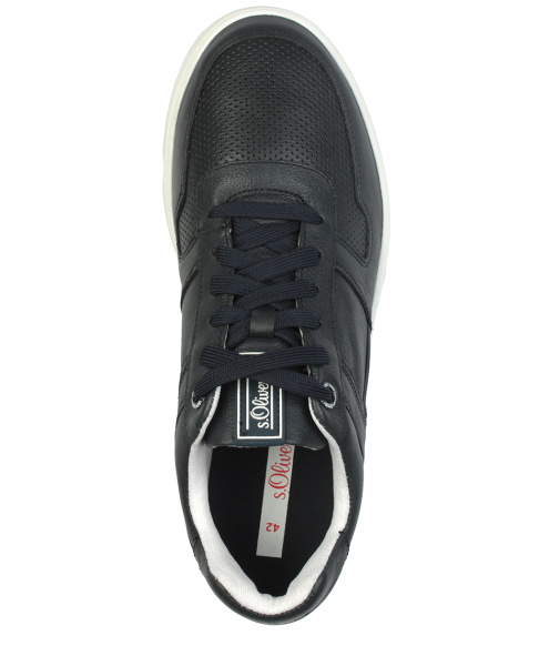 Фото Кроссовки  S.Oliver  белый  кожа F-91005 мужские