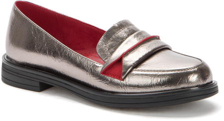 Туфли  Betsy  серебряный  кожа искусств. Z-100032 фото в интернет-магазине | Omadey.ru