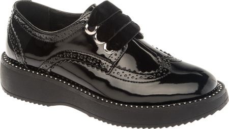 Туфли  Keddo  черный  кожа лаковая искусств. Z-8068 фото в интернет-магазине | Omadey.ru