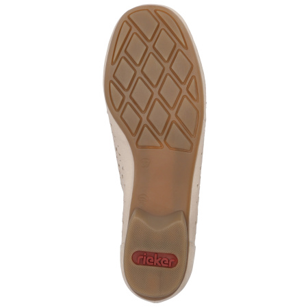 Мокасины  Rieker  бежевый  кожа/кожа искусств. F-400071 фото в интернет-магазине | Omadey.ru