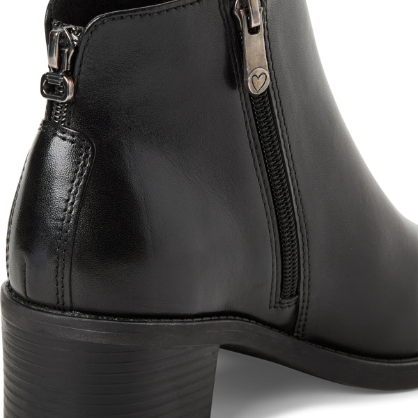 Фото Ботинки  Marco Tozzi  черный  кожа Z-400991