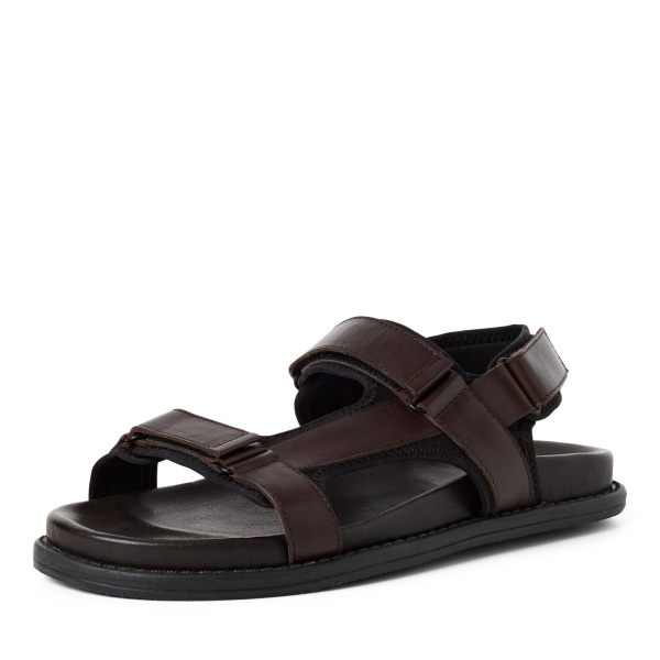 Фото Сандалии  Marco Tozzi  коричневый  кожа F-401184