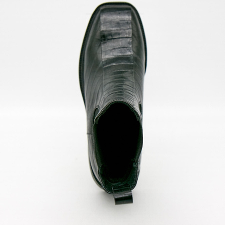 Ботинки  Madella  черный  кожа Z-100569 фото в интернет-магазине | Omadey.ru