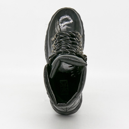 Ботинки  Keddo  черный  кожа лаковая искусств. Z-8873 фото в интернет-магазине | Omadey.ru