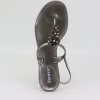 Босоножки  Glam Forever  серый  поливинилхлорид F-71007 фото в интернет-магазине | Omadey.ru