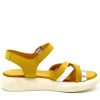 Босоножки  Rovigo  желтый  кожа F-80926 фото в интернет-магазине | Omadey.ru