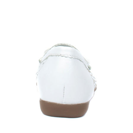 Мокасины  женские Rieker  белый  кожа F-91292 фото в интернет-магазине | Omadey.ru