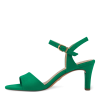 Босоножки  Tamaris  зеленый  текстиль F-400915 фото в интернет-магазине | Omadey.ru
