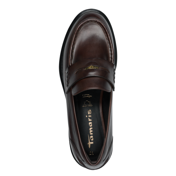 Фото Туфли  Tamaris  коричневый  кожа  Z-400959