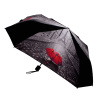 Женский квадратный зонт супер автомат, серый с черным фото в интернет-магазине | Omadey.ru
