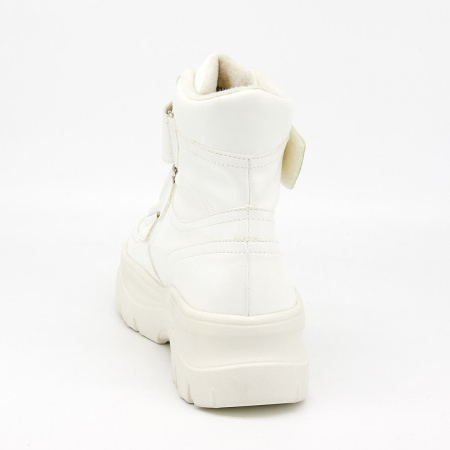 Ботинки  Keddo  белый  кожа искусств. Z-8864 фото в интернет-магазине | Omadey.ru