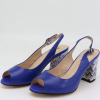 Босоножки  Berloni  синий  кожа F-71025 фото в интернет-магазине | Omadey.ru