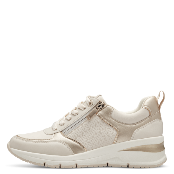 Фото Кроссовки  Tamaris  бежевый  кожа искусств. Z-400617