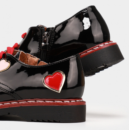 Туфли  Betsy  черный  кожа лаковая искусств. Z-100238 фото в интернет-магазине | Omadey.ru