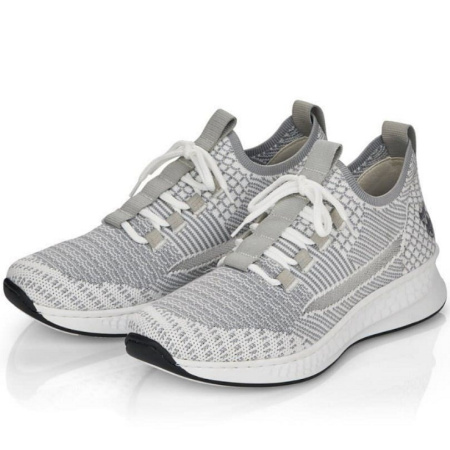 Кроссовки  Rieker  серый  текстиль F-90873 фото в интернет-магазине | Omadey.ru