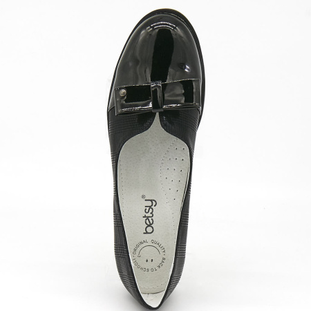 Туфли  Betsy  черный  нубук искуств. Z-8123 фото в интернет-магазине | Omadey.ru