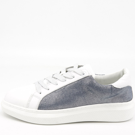 Кеды  Keddo  белый  кожа/замша F-80677 фото в интернет-магазине | Omadey.ru