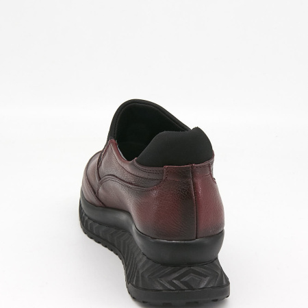 Полуботинки  Rovigo  бордовый  кожа Z-8221 фото в интернет-магазине | Omadey.ru