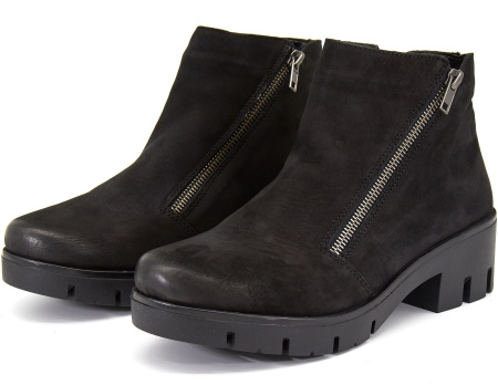 Ботинки  Rieker  черный  замша Z-8200 фото в интернет-магазине | Omadey.ru