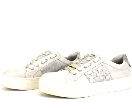 Кеды  Marco Tozzi  белый  кожа искусств. F-7213 фото в интернет-магазине | Omadey.ru