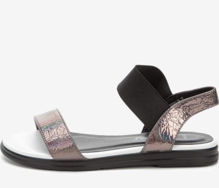 Сандалии  Betsy  серебряный  кожа искусств./текстиль F-81142 фото в интернет-магазине | Omadey.ru