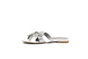 Шлепанцы  Caprice  серебряный  кожа F-7462 фото в интернет-магазине | Omadey.ru