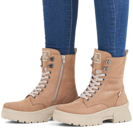 Ботинки  Rieker  бежевый  кожа Z-300159 фото в интернет-магазине | Omadey.ru