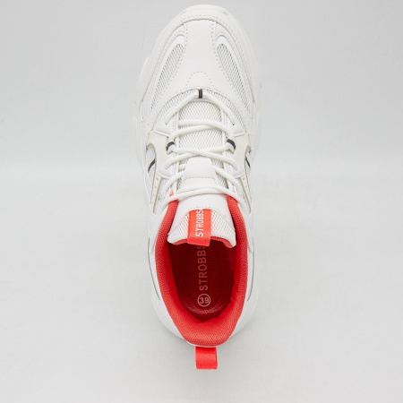 Кроссовки  Strobbs  белый  кожа искусств./текстиль F-90407 фото в интернет-магазине | Omadey.ru