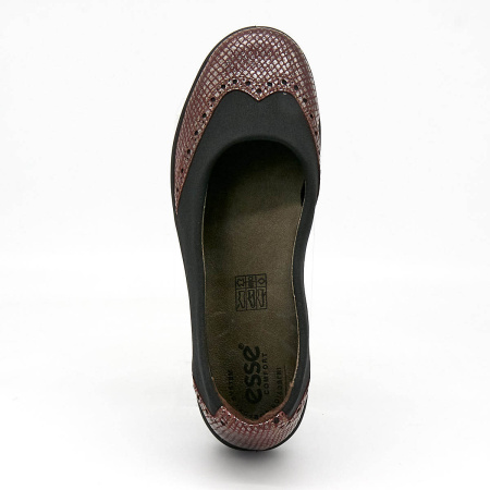 Туфли  Esse  бордовый  кожа Z-89239 фото в интернет-магазине | Omadey.ru