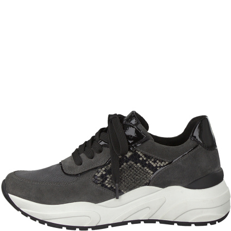 Кроссовки  женские Marco Tozzi  серый  кожа Z-90279 фото в интернет-магазине | Omadey.ru