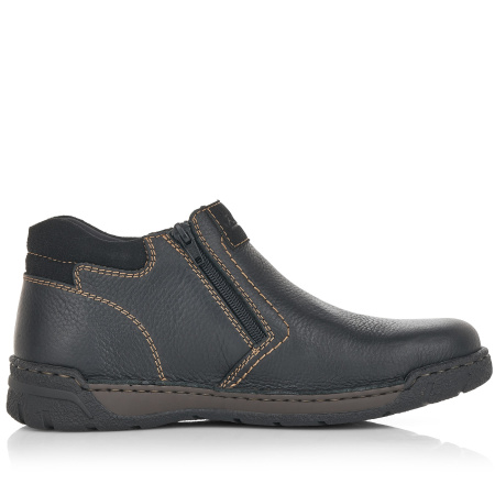 Ботинки  мужские Rieker  черный  кожа/кожа искусств. Z-200362 фото в интернет-магазине | Omadey.ru