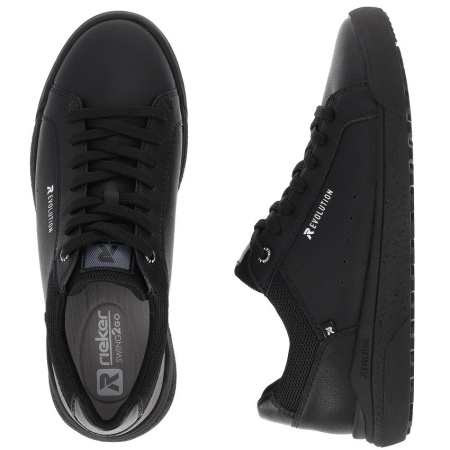 Кроссовки  Rieker-Evolution  черный  кожа/текстиль F-300061 фото в интернет-магазине | Omadey.ru
