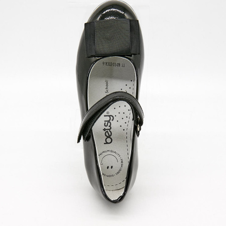 Туфли  Betsy  черный  кожа лаковая искусств. Z-100033 фото в интернет-магазине | Omadey.ru