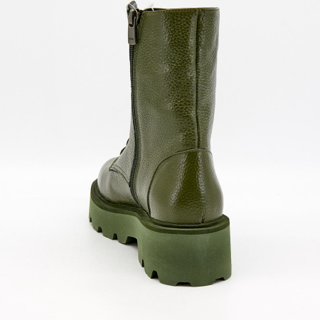 Ботинки  Dakkem  хаки  кожа Z-100399 фото в интернет-магазине | Omadey.ru