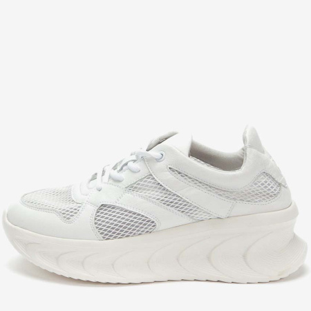 Кроссовки  Grunberg  белый  кожа иск. Микрополитекс/текстиль F-90962 фото в интернет-магазине | Omadey.ru Кроссовки  Grunberg  белый  кожа иск. Микрополитекс/текстиль F-90962 фото в интернет-магазине | Omadey.ru