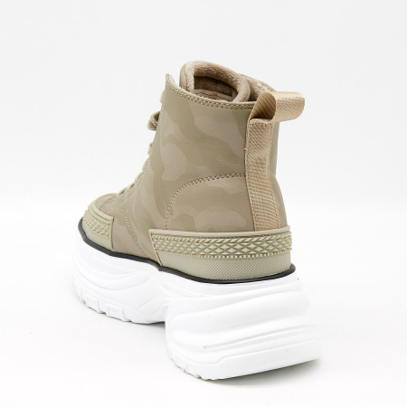 Ботинки  Strobbs  бежевый  кожа искусств. Z-100554 фото в интернет-магазине | Omadey.ru