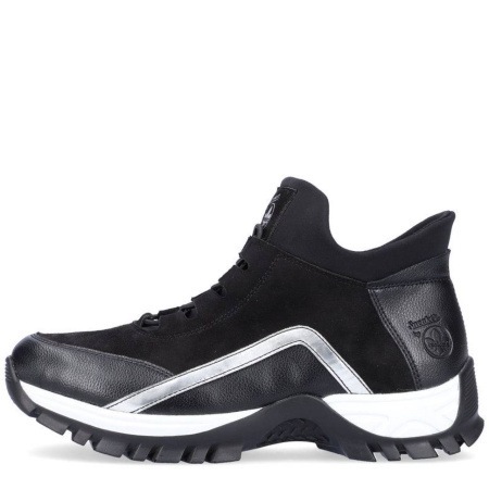 Полуботинки  Rieker  черный  кожа искусств./текстиль Z-400085 фото в интернет-магазине | Omadey.ru