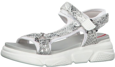 Сандалии  S.Oliver  серебряный  текстиль F-80967 фото в интернет-магазине | Omadey.ru