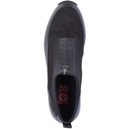 Ботинки  Rieker  черный  кожа/текстиль Z-300121 фото в интернет-магазине | Omadey.ru